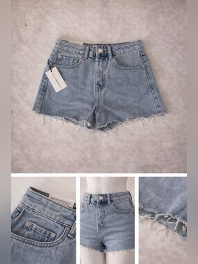WeWoreWhat Mini Denim Shorts. size 24
